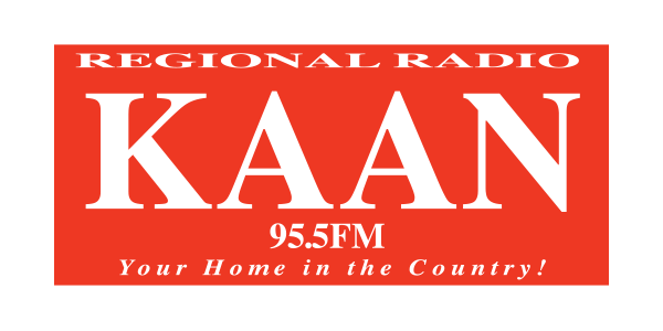 95.5 Regional Radio KAAN logo