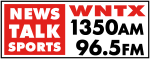 WNTX 1350 AM 96.5 FM Logo