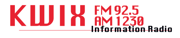 KWIX AM 1230 and 92.5 FM logo