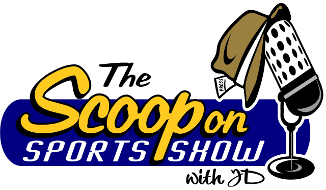 The Scoop on Sports Show with JD Logo